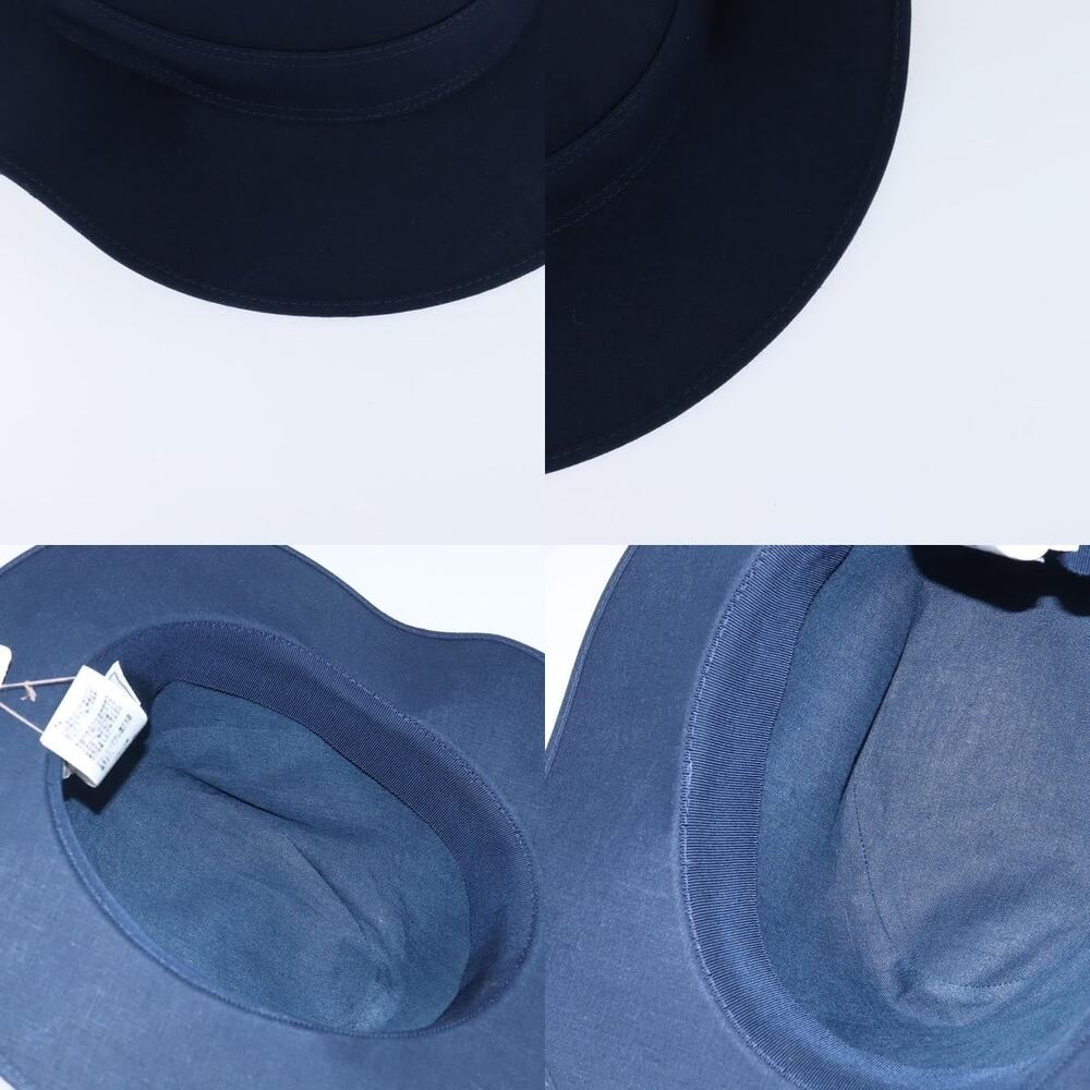 Hermes Hat Linen Navy - Picture 6 of 6